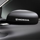 Honda Araba Yan Ayna Araç Sticker Yapıştırma 2Adet