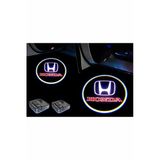 Honda Araçlar İçin Pilli Yapıştırmalı Kapı Altı Led Logo-Projektör New Logo