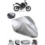 Honda Cb 125 R Arka Çanta Uyumlu Motosiklet Brandası Lüx Kalite Kalın Yüksek Kalite - Gri