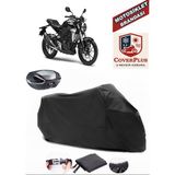 Honda Cb 250 Branda Siyah Arka Çanta Uyumlu(Topcase) Motosiket Brandası Motor Örtüsü Çadır Su Geçirmez Motosiklet Kılıfı Motor Brandası,lastikli,taşıma Torbalı