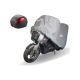 Honda Cbf 150 Arka Çantalı Motor Brandası 120gr Gri Sıvamalı Su Geçirmez