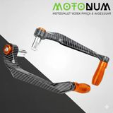 Honda Cbf 150 Manet Koruma Karbon Desenli-Turuncu Dekorlu-Mkm22976