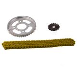 Honda Cbf 150 Ön-Arka Dişli Zincir Set Sfr O-Ringli Sarı 428H 15-43T AİO022-B