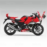 Honda CBR 250 R Sticker Set Kırmızı Shark (2014-2016)