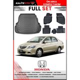 Honda City 2007 Model 4d Bagaj ve Pro Serisi Havuzlu Paspas Takımı - Siyah
