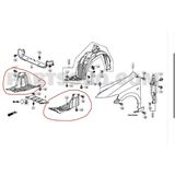 Honda City 2009-2011 Karter Muhafazası Takım (2 Parça) (Oem No: 74111-Tm0-000)