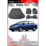Honda City 2012 Model 4d Bagaj ve Pro Serisi Havuzlu Paspas Takımı - Siyah
