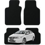 Honda City 6. Nesil (2013-2019) Özel Kesim Tam Uyumlu Lüx Oto Halı Paspas - Siyah