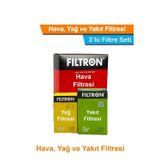 Honda Civic 1.4 Mann Filtron Filtre Bakım Seti 1996-2001 Hava+Yağ+Yakıt Filtresi