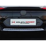Honda Civic 10 Arka Tampon Eşiği Krom 2016 ve Sonrası