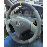 Honda Civic 1992-1995 Araca Özel Direksiyon Kılıfı (Alcantra Gri Deri)