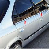 Honda Civic 1996-2002 Sedan Krom Cam Çıtası 4 Kapı 4 Parça P.Çelik