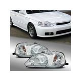 Honda Civic 1999.2000 Uyumlu Krom Usdm Far