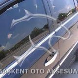 Honda Civic 2002-2006 4 Parça Krom Cam Çıtası