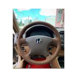 Honda Civic 2005 Araca Özel Direksiyon Kılıfı (orjinal Alcantara Kahverengi)