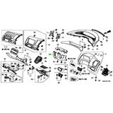 Honda Civic 2006-2012 Direksiyon Panel Kapağı Alt Fd6 (Oem No: 77360-Sna - K01za)