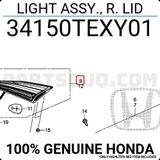 Honda Civic (2016 Yılında Çıkan Kasa) Fc5 Arka Stop İç Ledli Sağ (Oem No: 34150Texy01)
