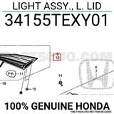 Honda Civic (2016 Yılında Çıkan Kasa) Fc5 Arka Stop İç Ledli Sol (Oem No: 34155Texy01)