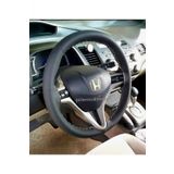 Honda Civic Deri Dikmeli Direksiyon Kilifi Soft Gri Ipli A+Plus