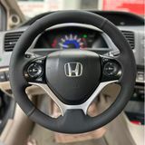 Honda Civic Fb7 Araca Özel Dikmeli Direksiyon Kılıfı Nokta Düz Siyah İp
