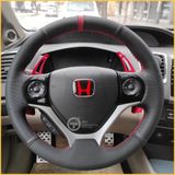 Honda Civic Fb7 Araca Özel Direksiyon Kılıfı (Nokta Nubuk Yüzüklü)