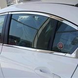 Honda Civic Fb7 için Dur Cam Çerçevesi Kenar Çıtası Krom Tam