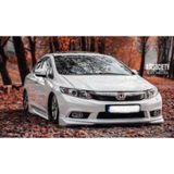Honda Civic Fb7 Ön Tampon Eki - Mat Siyah STR-721