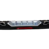 HONDA CIVIC FC5 2016-2020 DIFUZOR KARE EGZOZ SILVER