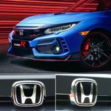 Honda Civic Fc5 2016-2021 Ön Ve Arka Panjur Direksiyon Logosu Siyah İthal Ürün 3 Parça