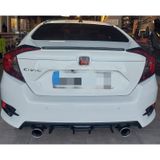 Honda Civic Fc5 2016-2021 Rs Spoiler Abs Plastik Piano Black