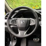 Honda Civic Fc5 Araca Özel Direksiyon Kılıfı Açıklamamızı Okuyunuz Karbon Nokta Siyah İp Siyah