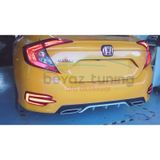 Honda Civic Fc5 Arka Difüzör Tampon Plastik Amg Model 201