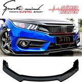 Honda Civic FC5 Tampon Eki 3 Parça Lip Bodykit Karlık PianoBlack