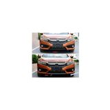 Honda Civic Fc5 Uyumlu Ön Tampon Alt Kromu 1 Parça 2016+