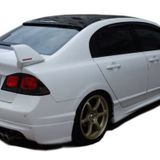 Honda Civic FD6 2006 - 2011 Mugen Arka Tampon Eki - Difüzör (Plastik)
