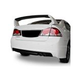 Honda Civic Fd6 2006 - 2012 Mugen Arka Tampon Ek Plastik Boyasız