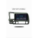 Honda Civic FD6 (2006-2012) Uyumlu 9 İnç Android Multimedya - Konsola Tam Oturan OEM Tasarım - Kablosuz CarPlay & Android Auto - IPS Ekran - Geri Görüş Kamerası Hediyeli (4 GB)