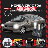 Honda Civic Fd6 2007-2012 Uzun Far Uyumlu Şimşek Etkili Led Xenon Premium Series Hb4