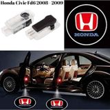 Honda Civic Fd6 2008 2009 Uyumlu Araca Özel Kapı Altı Led 3 Boyutlu Logo Lazer Işık Geçmeli Mod 2