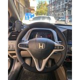 Honda Civic Fd6 Araca Ozel Direksiyon Kilifi (Tuylu Alcantra Nokta)