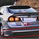 HONDA CİVİC FD6 ARKA TAMPON EKİ FİBERGLASS BOYASIZ
