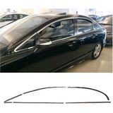 Honda civic fd6 cam çerçevesi kenar çıtası krom tamtur 2006 / 2012 10 parça