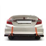 Honda Civic Fd6 İcin Egzoz Gorunumlu Difuzor (Plastik)