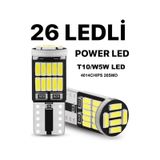 Honda Cıvıc Fd6 Led Plaka Lambası Aydınlatma Ampulü T10 26 Led T10 Beyaz Ampul 2 Adet