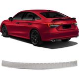 Honda Civic Fe Uyumlu 2021 ve Üzeri Krom Arka Tampon Üstü Koruma Paslanmaz Çelik