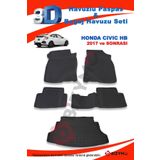 Honda Civic Hb 2016 ve Sonrası Paspas ve Bagaj Havuzu