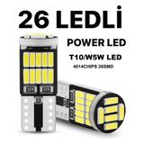 Honda Cıvıc İes Led Park Ampulü Ph7018 T10 W5w 26 Led T10 Beyaz Ampul 2 Adet