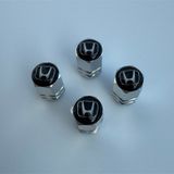 Honda Civic İle Uyumlu Logolu Alüminyum Altıgen Sibop Kapağı Takım