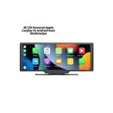 Honda Civic, Jazz, Hr-V, Cr-V, Nissan Qashqai, Micra, Juke,Uyumlu Kablosuz Carplay & Android Auto Multimedya – Geri Görüş Kameralı