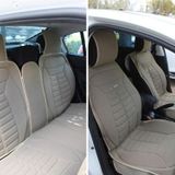 Honda Civic Lüx Oto Koltuk Minderi Ön Arka 5'li Set FIVESTAR Serisi BEJ